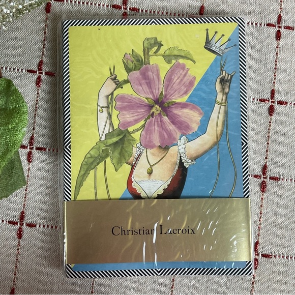 Christian Lacroix Stationary Set Notecards Notebook & Travel Journal New Sealed - Picture 4 of 7